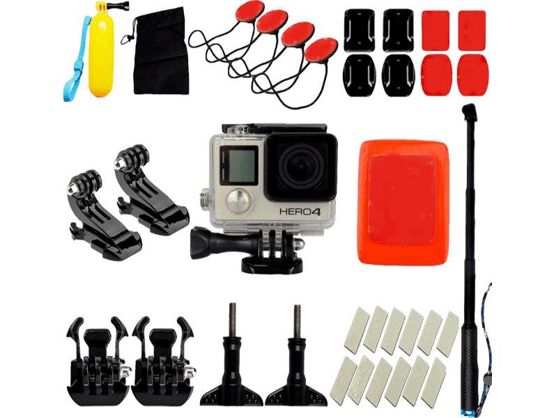 → GoPro Tilbehør 250+ Mounts & Udstyr til GoPro Gratis Levering